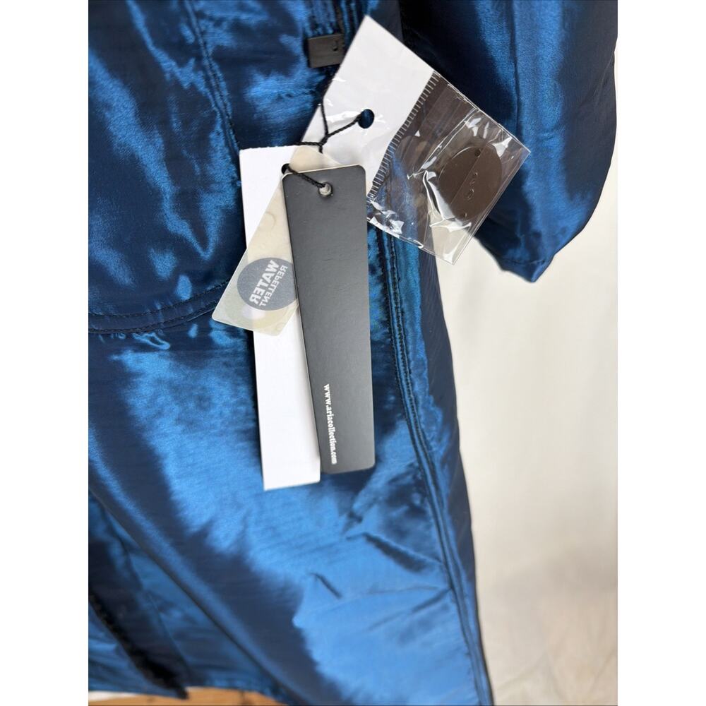 NWT Oopera Blue Water Resistant Reversible Rain Jacket #1025 Size XL - Picture 8 of 8
